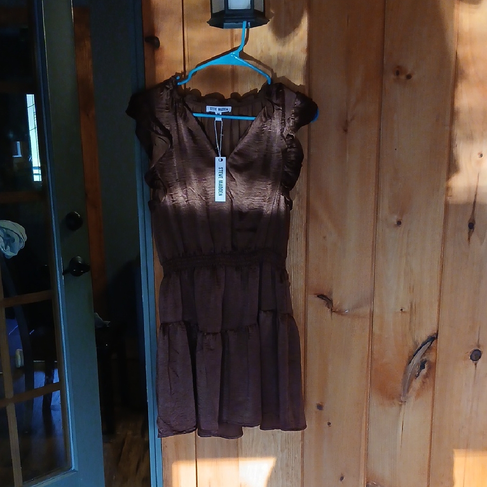 Steve Madden Brown Mini Dress